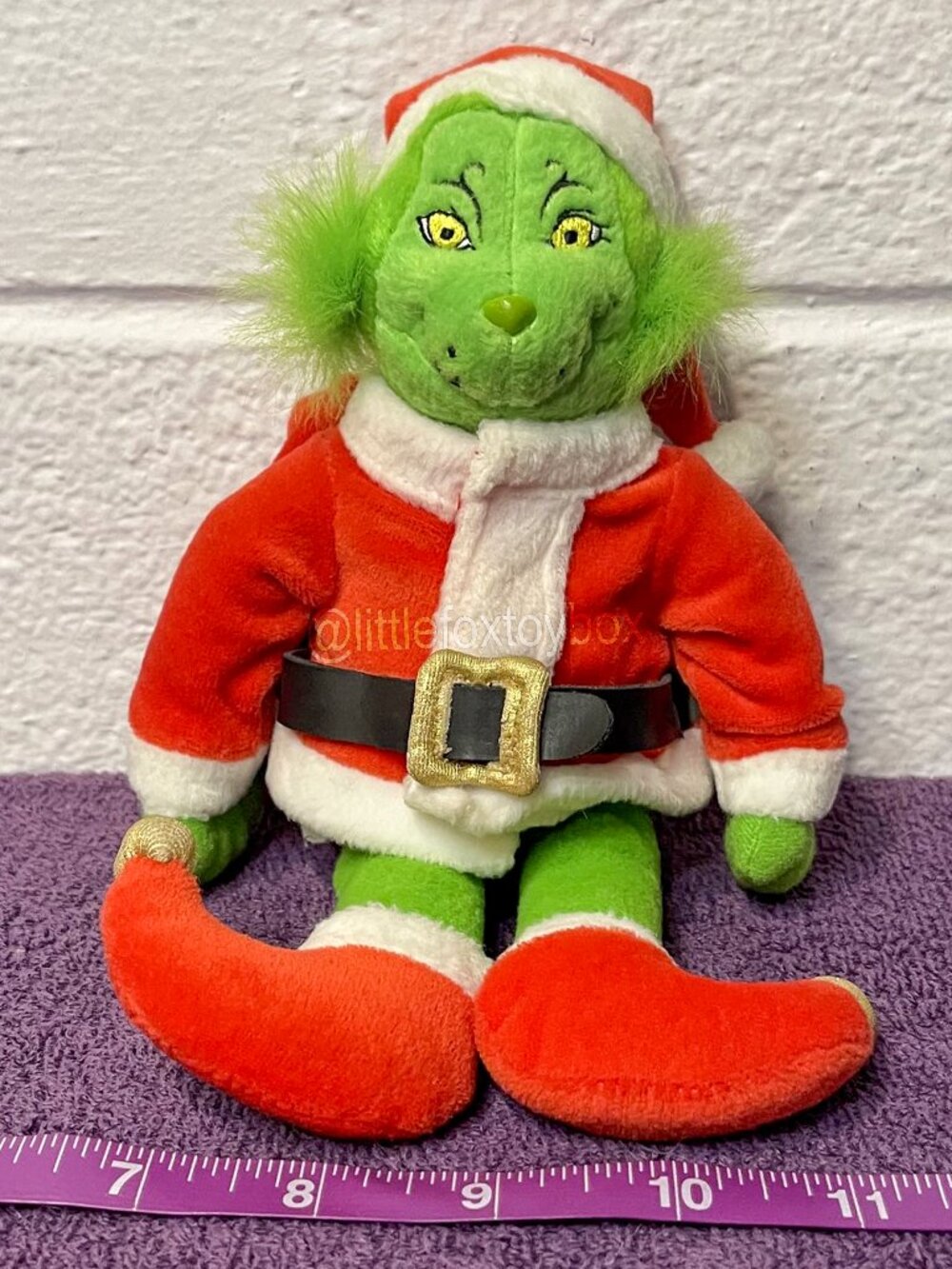 Vintage 2001 Hershey Dr Seuss Grinch Santa Plush Idea Planet Christmas ESSA Wow